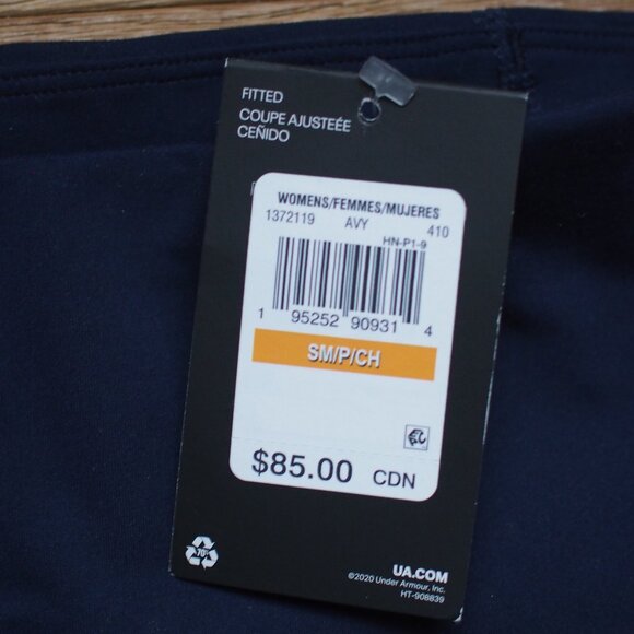 Under Armour | NWT Navy Blue Fitted Leggings - Picture 4 of 5